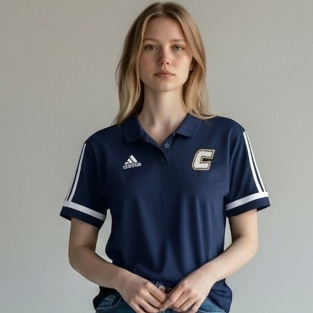 Adidas Tennessee Volunteers Womens Polo Shirt Navy Blue ClimaCool Size Large‎